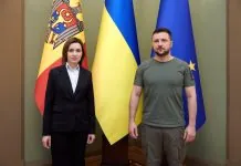 Молдова та Україна співпрацюють у сфері виробництві безпілотників Президент України Володимир Зеленський провів зустріч з Президентом Республіки Молдова Маєю Санду