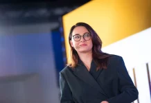 Ukrainian Prime Minister Yulia Svyrydenko at a meeting with the World Bank