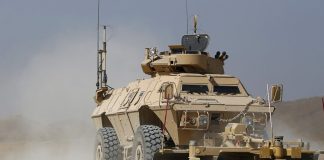 The US has resumed production of armoured vehicles specifically for Ukraine An American MSFV armoured vehicle during trials at a test range.