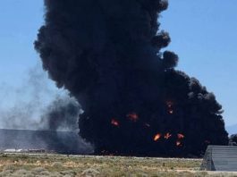 B-52 ВПС США зазнав аварії після зльоту з авіабази Едвардс у Каліфорнії Стратегічний бомбардувальник B-52 розбився на авіабазі Едвардс у Каліфорнії