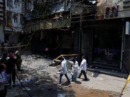 Готель у районі Малвія Нагар у Делі, де сталася пожежа з жертвами та постраждалими.