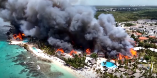 Fire at a hotel in the Dominican Republic: one woman has died, 1,700 tourists have been evacuated Fire at the Viva Wyndham Dominicus Beach hotel in the Dominican Republic.