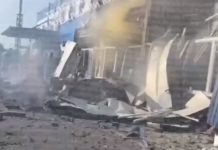 Пожежа на харчовому підприємстві у Броварському районі після російської атаки дронів.
