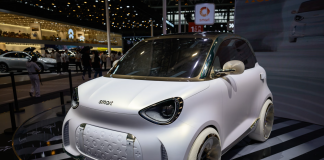 A compact, new-generation electric car
