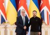 Зустріч Кіра Стармера з Володимиром Зеленським у Лондоні.