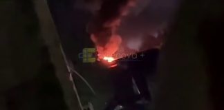 A fire at the Semykolodyazyanska oil depot near Kerch on the night of 7 June.