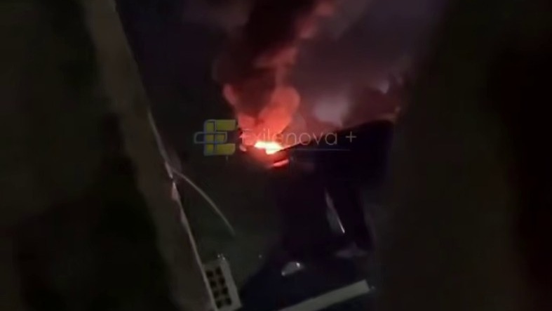 Screenshot_1 A fire at the Semykolodyazyanska oil depot near Kerch on the night of 7 June.