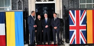 European leaders agree on five key conditions for peace in Ukraine Meeting between the leaders of the Euro Troika and Volodymyr Zelenskyy in London on 7 June 2026