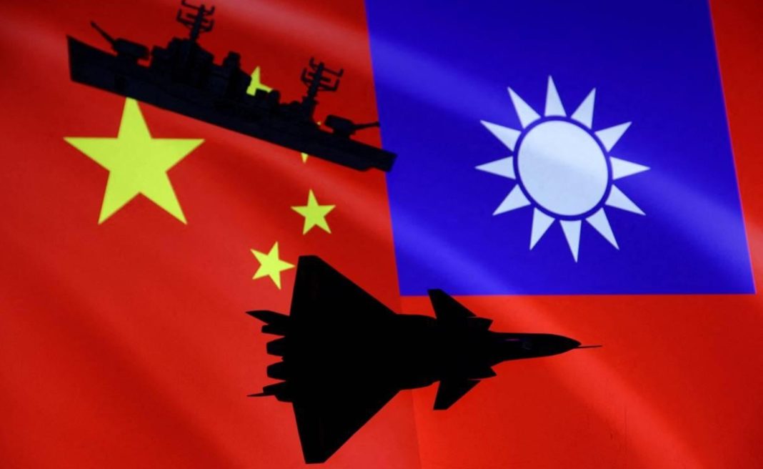Screenshot_1 Chinese ships patrol sea waters in eastern Taiwan during a controversial operation.