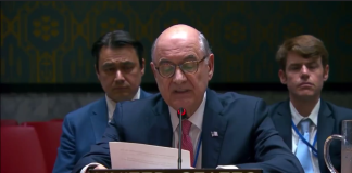 A meeting of the UN Security Council, at which the US called on Russia to reach an agreement with Ukraine.