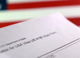 H-1B visa application form