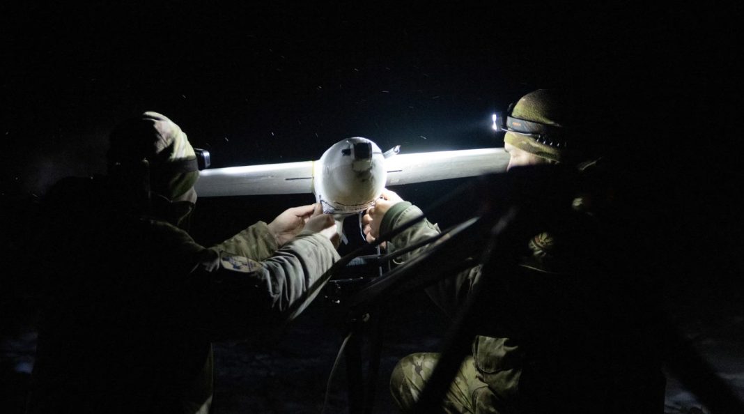 The Ukrainian military is preparing an artificial intelligence drone interceptor to counter Russian drones at a mobile base near Kyiv.