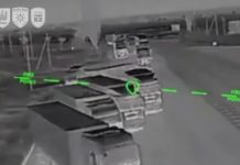 Український ударний безпілотник FP-2 під час атаки на логістичні об’єкти у Криму