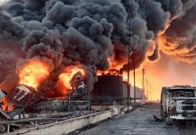 «Вогняне кільце» навколо НПЗ: як удари ЗСУ створюють паливний голод у Росії Пожежа на російському нафтопереробному об’єкті після атаки безпілотників