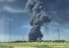 СБУ завдала удару по арсеналу ВМФ РФ у Кронштадті Пожежа і вибухи на військовій базі в Кронштадті після удару дронів СБУ