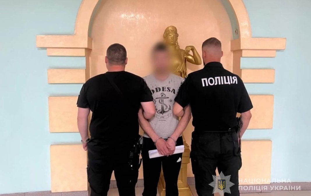 Detention of a suspect in Odesa