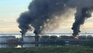 Пожежа на нафтовому терміналі РФ