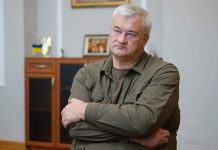 50 states unite to return abducted Ukrainian children Minister for Foreign Affairs of Ukraine Andriy Sybiga speaking at the conference