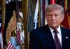Президент США Дональд Трамп під час прес-конференції про санкції проти Ірану.