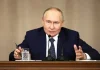 Володимир Путін під час виступу про 'Новоросію' як мету війни.