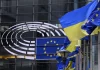 Україна отримала перший оборонний транш від ЄС у 3,8 мільярда євро Прапори ЄС та України