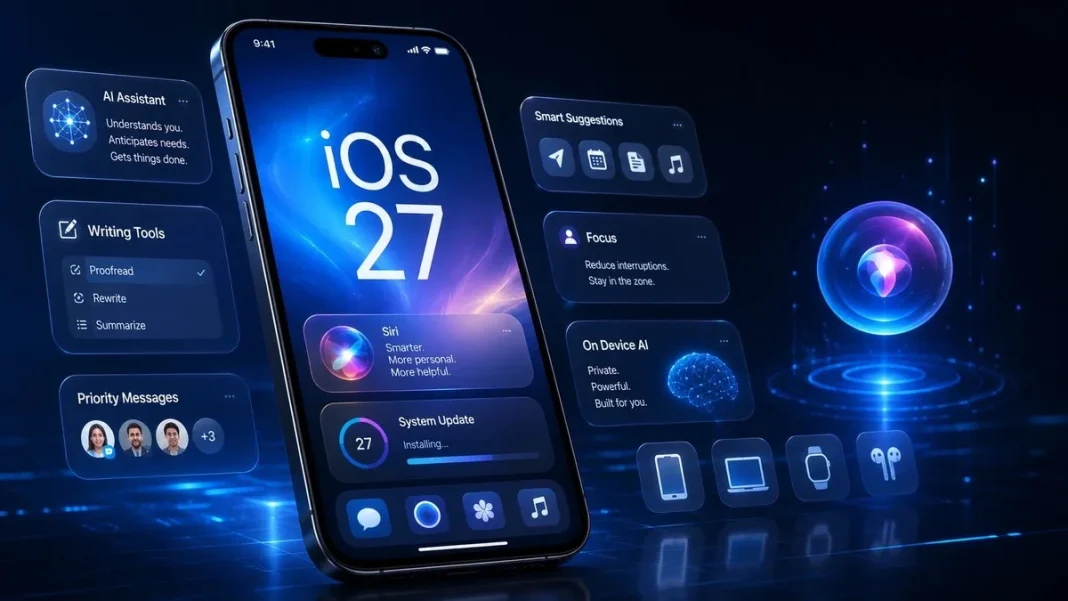 Apple з новою операційною системою iOS 27 та оновленим інтерфейсом