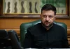 Володимир Зеленський під час прес-конференції про ретранслятори в Білорусі