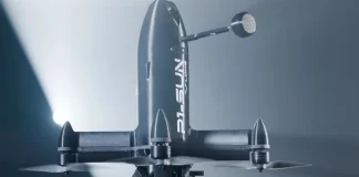 The Ukrainian P1-SUN Long interceptor drone with an artificial intelligence system