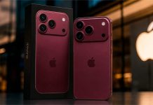 A photo of the new iPhone 18 Pro during drop tests.