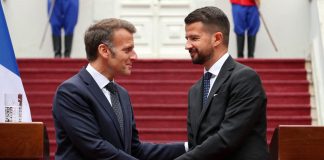 European leaders at a summit in Montenegro discuss EU enlargement to the Western Balkans.