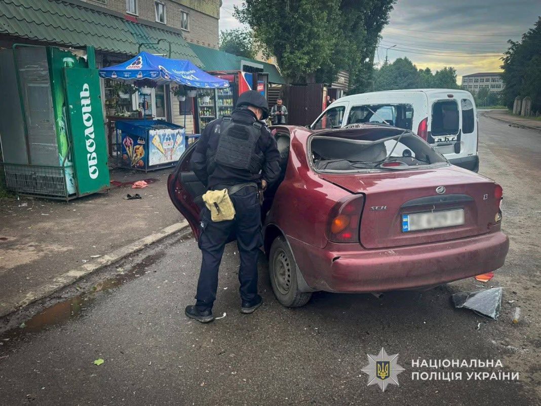 Наслідки після обстрілу в Сумській області, Україна
