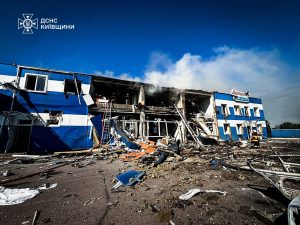 Наслідки атаки на молокозавод Яготинське