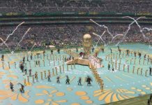 The opening ceremony of the 2026 FIFA World Cup at the Azteca Stadium in Mexico City