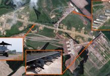 Дроновий пояс біля Білорусі: РФ розгорнула 5 нових майданчиків для атак Супутниковий знімок російського комплексу для запуску дронів-камікадзе «Шахед/Герань» поблизу кордону з Білоруссю