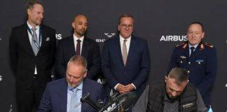 The Ukrainian company SkyFall has signed a strategic agreement with Airbus The signing of a memorandum between SkyFall CEO Mykola Makoveyev and Airbus Defence and Space CEO Michael Schelhorn at the ILA Berlin Air Show 2026.
