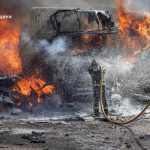 The enemy has shelled Sumy again, causing a major fire