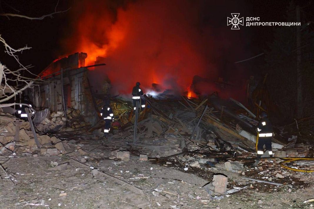 Shelling in the Dnipropetrovsk region: the aftermath of the Russian air strike. Shelling in the Dnipropetrovsk region: the aftermath of the Russian air strike.