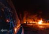 Російські дрони атакували автозаправні станції на Харківщині Пожежа на автозаправній станції в Харківському районі після удару російського безпілотника