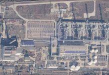 Супутниковий знімок Сакської ТЕЦ