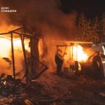 Fires in Sumy were brought under control following an attack on infrastructure