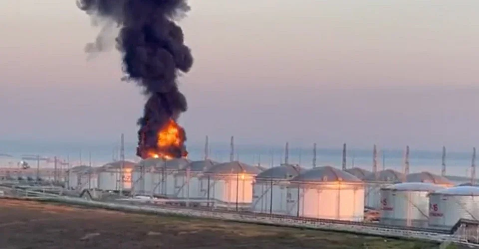sbu-urazyla-naftohazovyi-terminal-tamannaftohaz-u-rosii-c1bd Пожежі на нафтогазовому терміналі «Таманьнафтогаз»