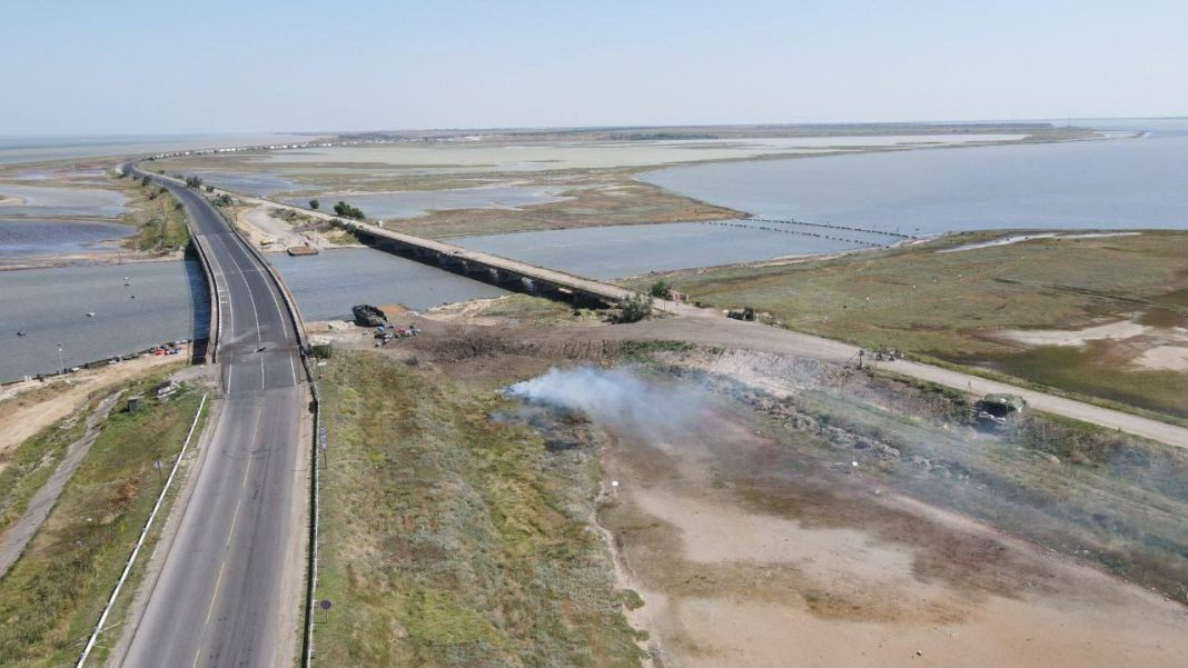 мост-чонгар Пошкоджений міст у районі Чонгару після атаки України