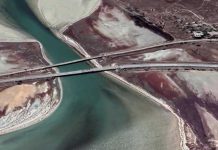 Chongar Bridge destroyed: Russia has lost its main route to Crimea The destroyed Chongar bridge after Ukrainian military strikes in southern Ukraine.