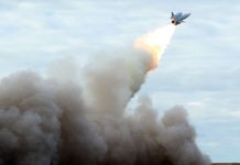 Launch of a Ukrainian rocket