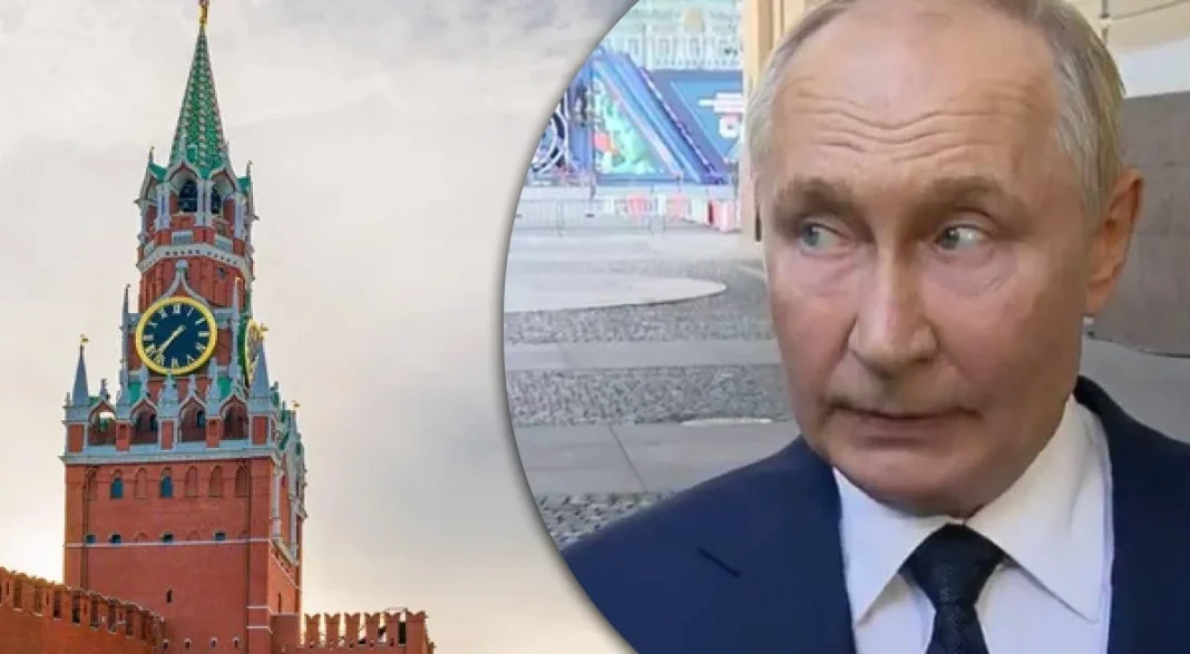 A ceasefire Vladimir Putin against the backdrop of the Kremlin following reports of secret talks regarding the war.