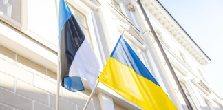 Українські біженці в реєстраційному центрі Таллінна