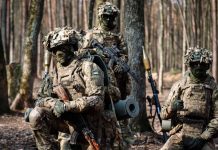 Recruitment to the assault regiments has been suspended Ukrainian military personnel during training