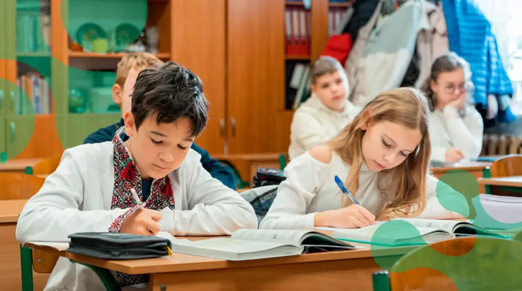 Academic year The 2026–2027 academic year — pupils in a lesson at a Ukrainian school