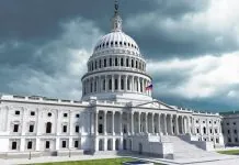 У Сенаті США 62 сенатори підтримали оновлені санкції проти Росії Капітолій США на тлі розгляду нових санкцій проти Росії