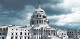 In the US Senate, 62 senators backed the updated sanctions against Russia Капітолій США на тлі розгляду нових санкцій проти Росії
